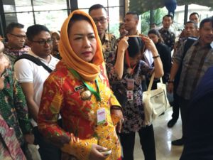 Hadiri Rakornas, Bupati Winarti : Kita Siap Pacu Potensi Kelautan dan Perikanan Lewat Tambak Udang