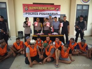 Satu Bulan Razia 14 Tersangka Penyalahgunaan Narkoba Diamankan