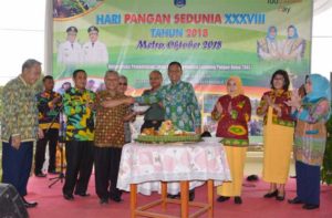 Walikota Achmad Pairin Hadiri Peringatan Hari Pangan Sedunia 2018 di Kota Metro