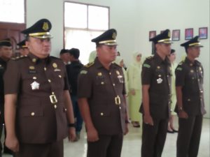 Tiga Jabatan Strategis Kejari Lamteng Diganti