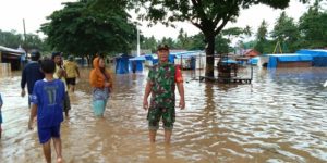 Kecamatan Padang Cermin Banjir Pasca Diguyur Hujan Semalaman