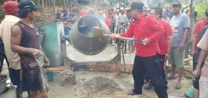 Masyarakat Lamteng Dukung Program Gotong Royong Bupati Loekman