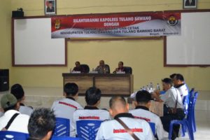 Jalin Silaturami, Polres Tulang Bawang Adakan Coffee Morning Bersama Insan Pers