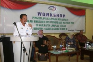 Ekodian: Kakam Harus Gunakan Aplikasi SiskeuDes Dalam Pengelolaan DD