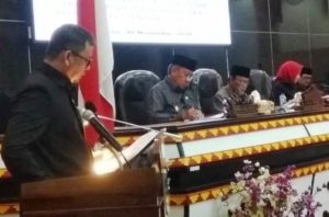 DPRD Kota Metro Paripurnakan APBD 2019, Dalam Pembicaraan Tingkat II Pengambilan Keputusan Raperda Kota Metro