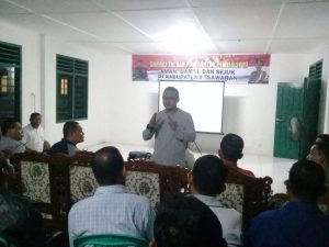 Kapolres Pesawaran Nobar Debat Wakil Presiden 