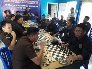PWI Tantang Kejari Tulang Bawang Beradu Strategi 