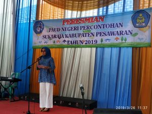 Satu-Satunya di Provinsi Lampung, PAUD Negeri Percontohan Sukaraja Pesawaran Diremikan