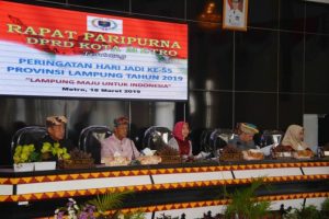 DPRD Kota Metro Peringati Hari Jadi Provinsi Lampung Ke-55