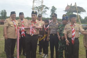 Peringati Hut Tuba Ke-22, Kwartir Cabang Tuba Gelar Kemah Galang Ceria