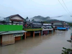 Banjir Landa Dua Kecamatan di Pesawaran, Puluhan Rumah Terendam Air