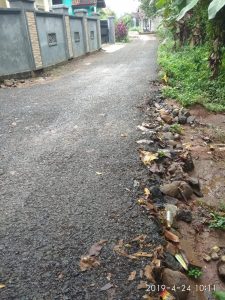 Terkesan Asal-Asalan, Warga Tanyakan Pembangunan Jalan Sumber Sari l