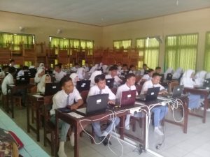 UNBK di SMAN 1 Menggala Lancar
