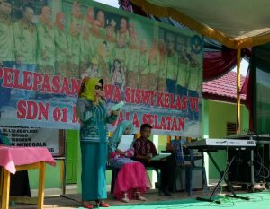 SDN 01 Mengala Selatan Gelar Perpisahan