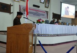 DPRD Lamteng Paripurnakan Penyampaian Rekomendasi LKPJ Bupati Lamteng TA 2018