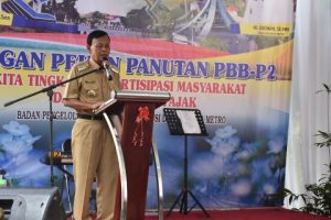Wujudkan Wajib Pajak dan Sesuaikan ZNT, Walkot Metro Pairin Apresiasi Pekan Panutan PBB-P2 Kota Metro