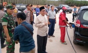 Plt Bupati Mesuji Tinjau Posko Terpadu Pengamanan Arus Mudik Lebaran