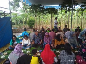 1 Syawal di Tebing, Kates Kadis PRKP Pesawaran di Serang Staf