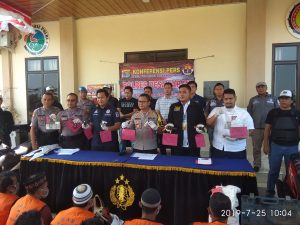 Bulan Juli Polres Pesawaran Amankan 11 Kasus Narkoba Dan 13 Kasus Kriminal