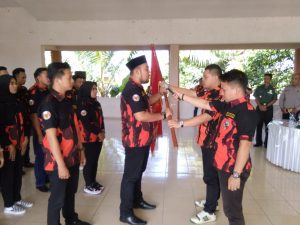 SAPMA PP Kota Metro di Lantik, Bramasta : Saya Akan Kembali Bangun Semangat SAPMA PP Metro 