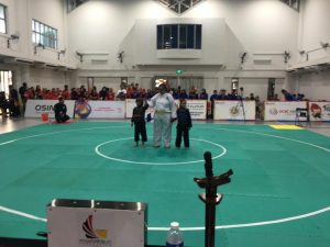 Kayla Nafisa Widodo Juara 1 Pencak Silat di Singapore Open Championship 2019