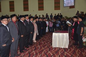 40 Anggota DPRD Tulang Bawang Terpilih Disumpah Jabatan