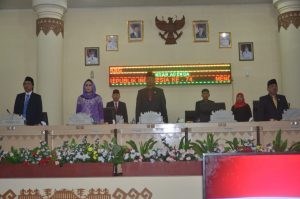 Peringati HUR RI Ke-74, DPRD Tulang Bawang Gelar Rapat Paripurna Pidato Presiden RI
