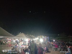 Alun-Alun Simpang Pematang Jadi Favorid Warga Untuk Wisata Malam, Pedagang Minta Pemda Berinovasi 