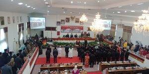 Sah, 50 Anggota DPRD Lamteng Periode 2019-2024 Resmi di Lantik