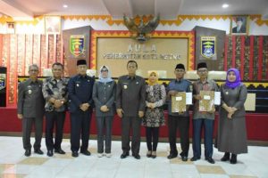 Pemkot Metro, KPU dan Bawaslu Teken Perjanjian Dana Hibah Pilwalkot 2020