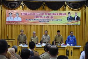 Bahaya Narkoba, Pegawai ASN Pemkot Metro Dievaluasi dan di Tes Urin
