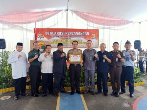 Polres Lamteng Deklarasikan WBK dan WBBM, Kapolres Minta Seluruh Jajaran Menerapkannya