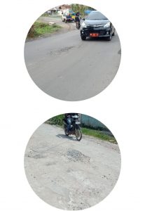 Jauh Dari Kata Baik, Kualitas Pembangunan Jalan di Lamteng Memperihatinkan