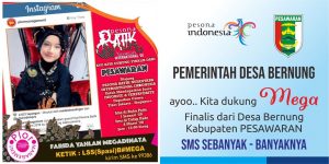“Mega” keJakarta Ikut Kontes Modeling Tingkat Nasional Bupati Dendi Bantu Anggaran Rp 1 Juta