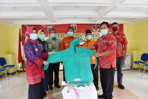 PSMTI Peduli, Bantu Pemkot Metro APD Untuk Tanggulagi Covid-19