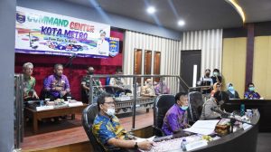 Rakor Kepala Daerah Se-Lampung, Walikota Metro Sampaikan Proses Pencegahan Covid-19 Terus Dilakukan