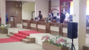 DPRD Mesuji Gelar Rapat Paripurna Penyampaian Pansus LKPJ Bupati TA 2019 dan Panlih Wabup