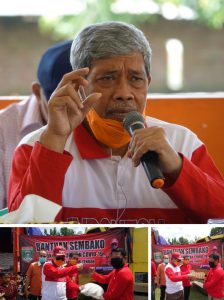 Bantuan 9.825 Peket Sembako Didistribusikan Untuk Masyarakat Terdampak Covid-19