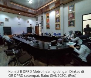 Insentif Tenaga Kesehatan Belum Dibayar, Komisi II DPRD Metro Panggil Dinkes