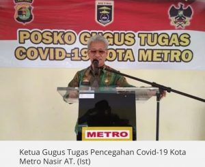 Ketua Gugus Tugas M.Nasir Sebut Petugas Medis Kota Metro Terkonfirmasi Positif Covid-19