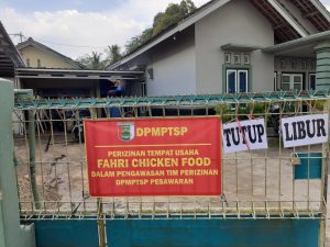 Diduga Nekat Beroperasi Malam Hari Fahri Chicken Akhirnya Di Segel