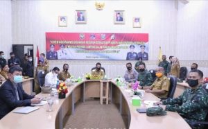 Antisipasi Pandemi Covid-19, Pangdam Sriwijaya dan Gubernur Arinal Soroti Disiplin Protokol Kesehatan
