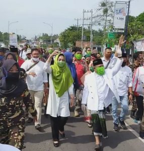 Nessy Kalvia dan Imam Suhadi Siap Tarung di Pilkada Lamteng