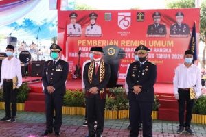 HUT RI 75, Gubenur Berikan Remisi