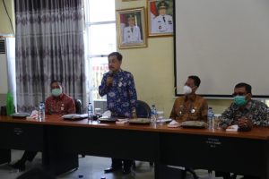 Pjs. Bupati Pesibar Hadiri Entry Meeting Inspektorat Provinsi Lampung