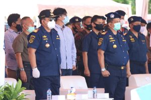 Gubernur Lampung Hadiri Upacara Pembukaan Latihan Nasional Penanggulangan Tumpahan Minyak di Laut