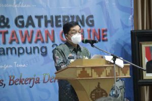 Gubernur Lampung Buka Rakerwil Ikatan Wartawan Online Lampung 2020