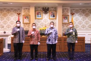 Pemprov Lampung Tandatangani Nota Kesepahaman Dengan Pertamina dan Bank BRI