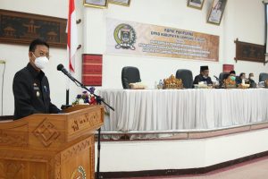 Pjs Bupati Adi Erlansyah Paparkan R-APBD Lamteng 2021