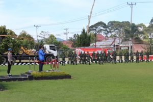 Pemkab Pesisir Barat Bersama TNI/Polri Gelar Apel Siaga Bencana